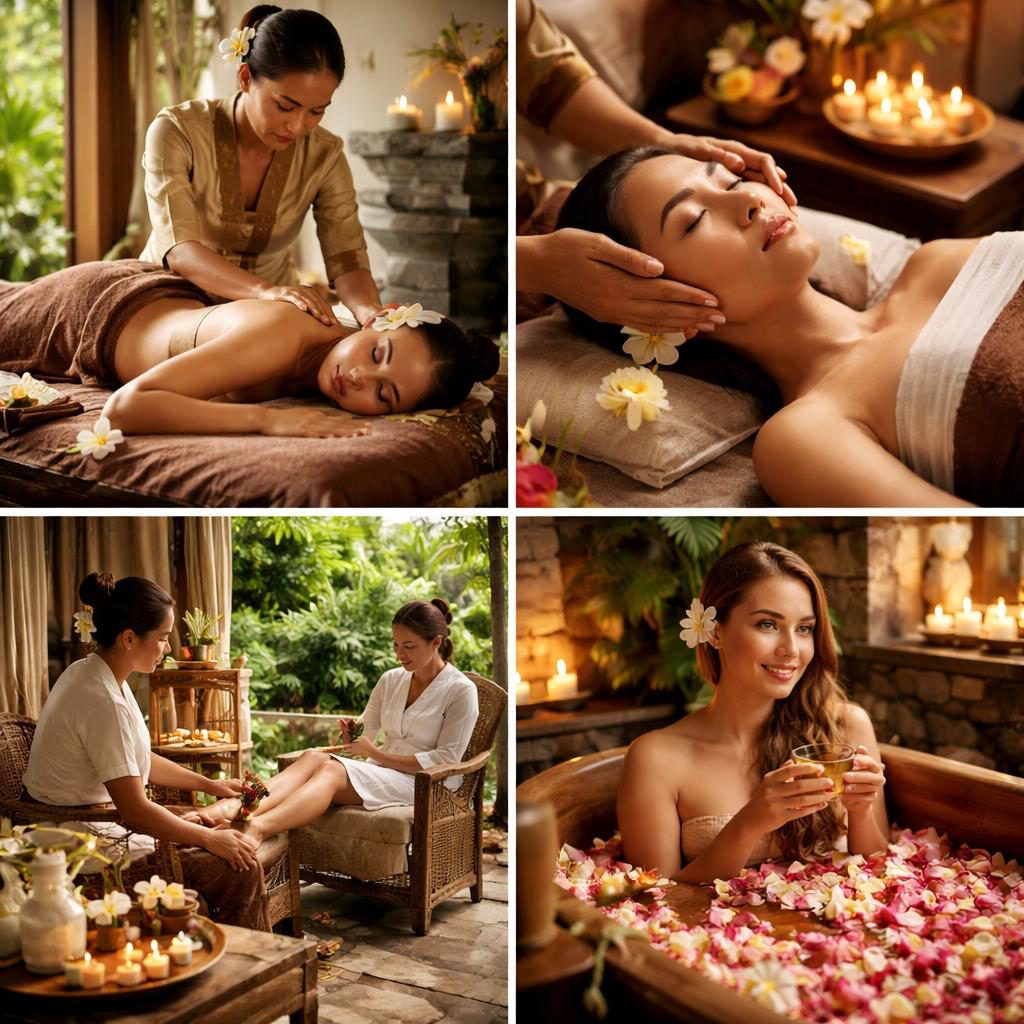 Balinese spa treatment scene 2